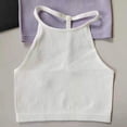 thumbnail image 6 of ITSAME Girls Ribbed Crop Camisole Cotton Racerback Tank Tops Summer Casual Sleeveless Shirts White Size 2-3, 6 of 6