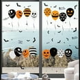 thumbnail image 4 of 8 Sheets 84 Pcs Window Clings Halloween Decoration Glass Stickers Scary PVC Removable Door Decals and 1 Small Scraper, 4 of 7