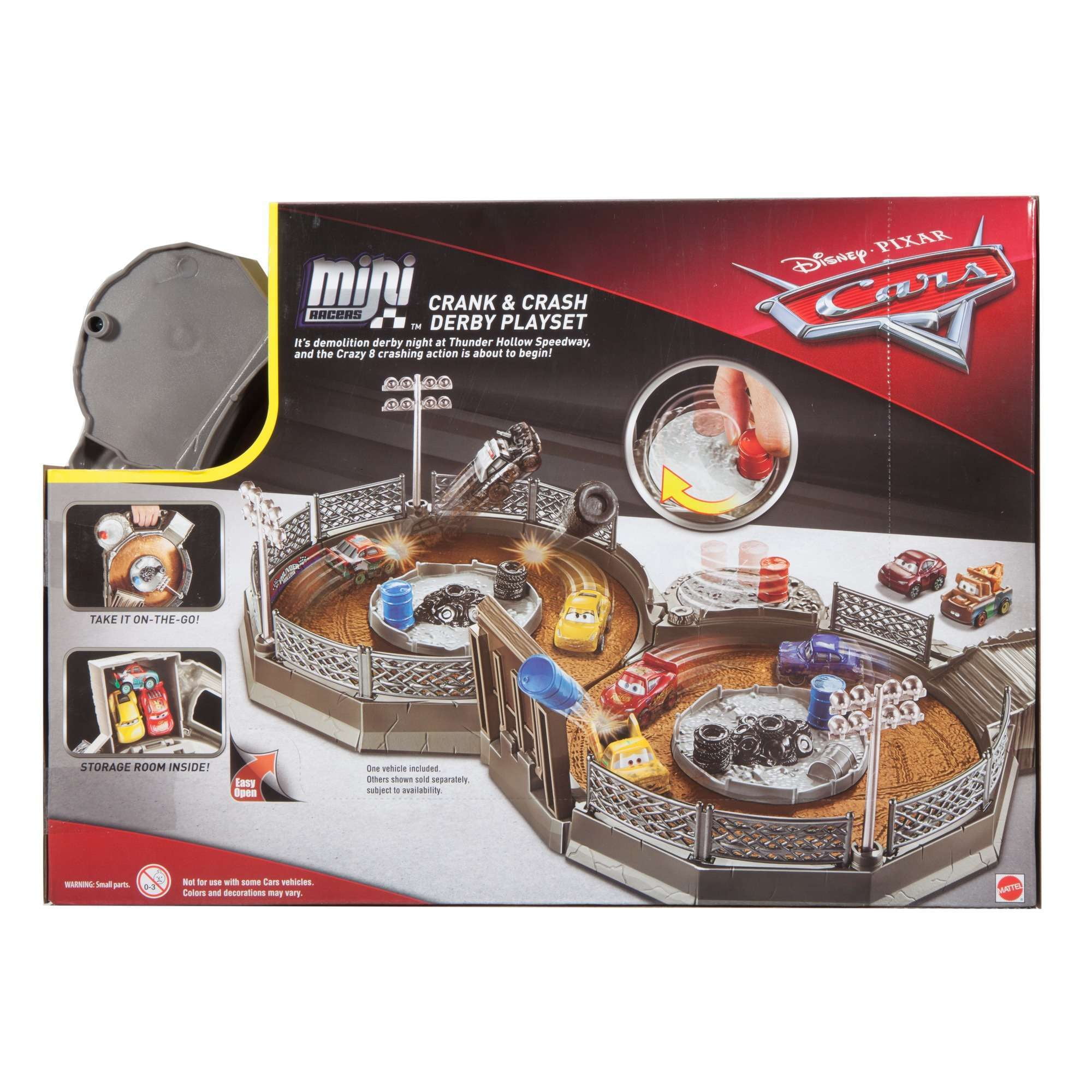 cars mini racer pinball playset