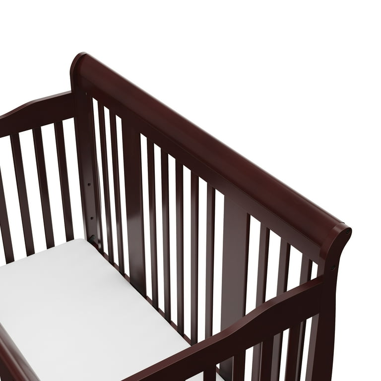 Storkcraft Tuscany 4-in-1 Convertible Baby Crib Espresso