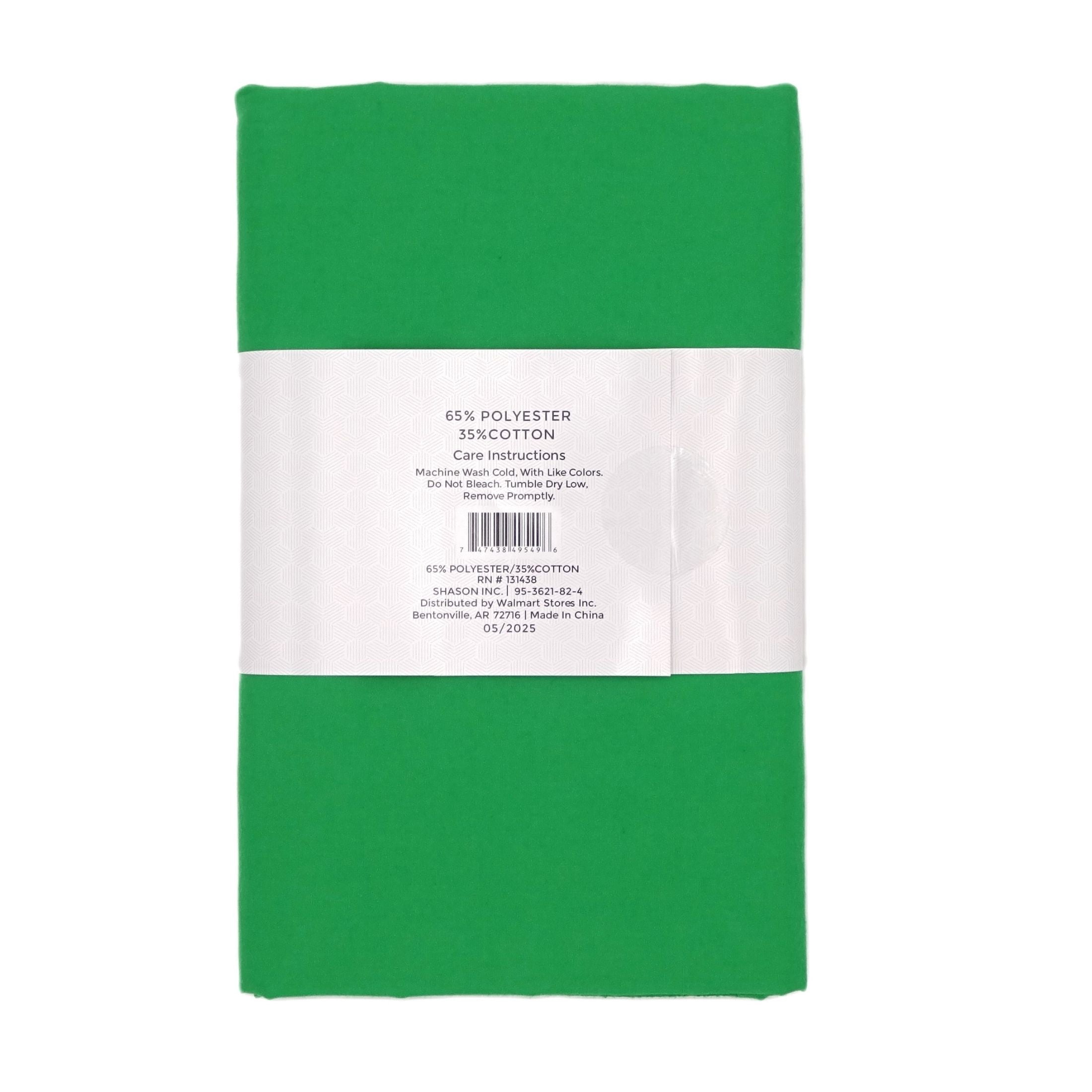 Shason Textile 4 Yard Cut Poly Cotton Fabric, Green, 44" Wide for Craft & Quilting Projects
