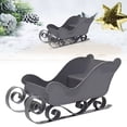 thumbnail image 2 of Clearance Desktop Ornament under $5,Santa Sleigh Christmas Decor Sleigh Sculpture For Table Top Holiday Home Decorations, 2 of 5
