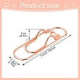 thumbnail image 3 of Multi-Functional Metal Heart-Shaped Pen Clip Rose Gold|Pen Holder For Notebook Pen Clips With Heart Paper Clip Holder Multifunctional Cute Journal Paperclips Large Size Pencil Holder, 3 of 8