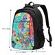 thumbnail image 5 of Easygdp Cartoon Map Of Europe Mochila para Laptop de Viaje con Puerto USB, Mochila para Laptop con Puerto de Carga USB para Mujeres y Hombres, 5 of 7