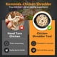 thumbnail image 3 of Trituradora de pollo mejorada de 12 pulgadas, herramienta trituradora de carne visible, diseño con, 3 of 6