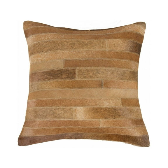 18" x 18" x 5" Brown Pillow