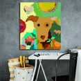 thumbnail image 5 of Epic Graffiti 'Terrier With Flower' by Holly McGee, Canvas Wall Art, 26"x30", 5 of 8
