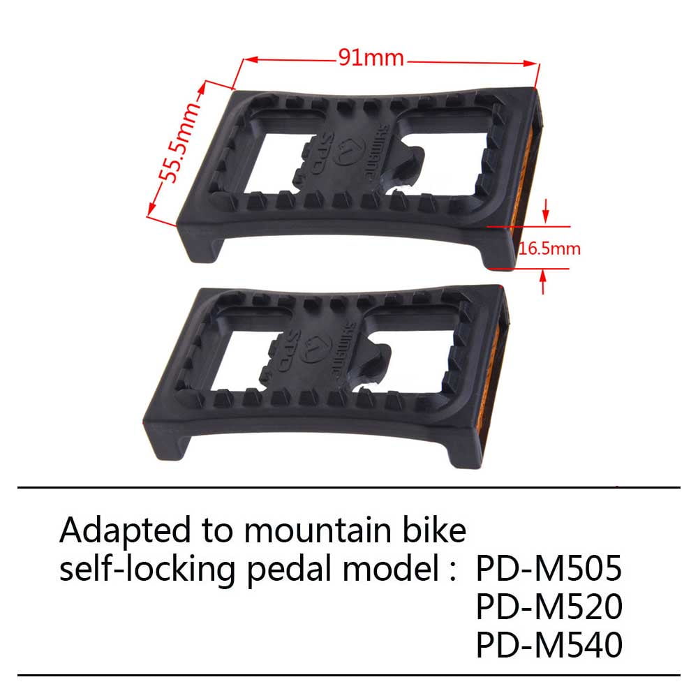 Openbaren onderbreken pop Mountain Bike Pedal SPD Flat Cleat Pedal For SHIMANO SPD M520 M540 M780  M980 Clipless Pedals - Walmart.com
