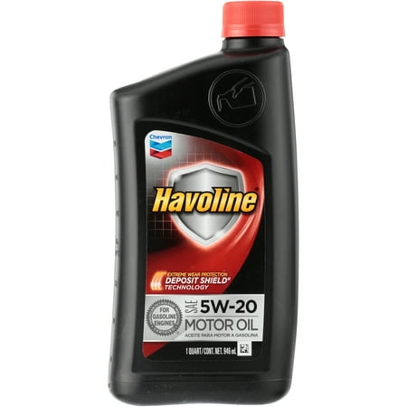 (3 Pack) Chevron HavolineÂ® SAE 5W-20 Motor Oil 1 qt.