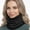 Black, variant on Winter Warm Thermal Warm Fleece Neck Gaiter - Multi 20 in 1 Headgear Face Covering - Neck Warmer Ski Balaclava Hat Scarf Face Covering - Black