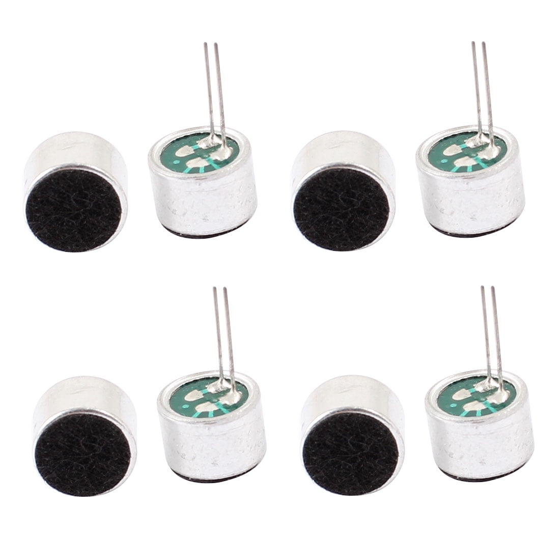 8 Pcs 2 Pin Electronic Components PCB Inserts Electret Microphone 9mm x7mm