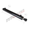 thumbnail image 2 of Hydraulic Cylinder 2.5 in bore x 6 in stroke tang hydraulic cylinder Welded Double Acting 3500 PSI, 2 of 6