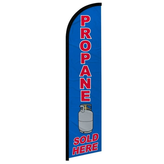 Propane Sold Here Windless Banner Flag