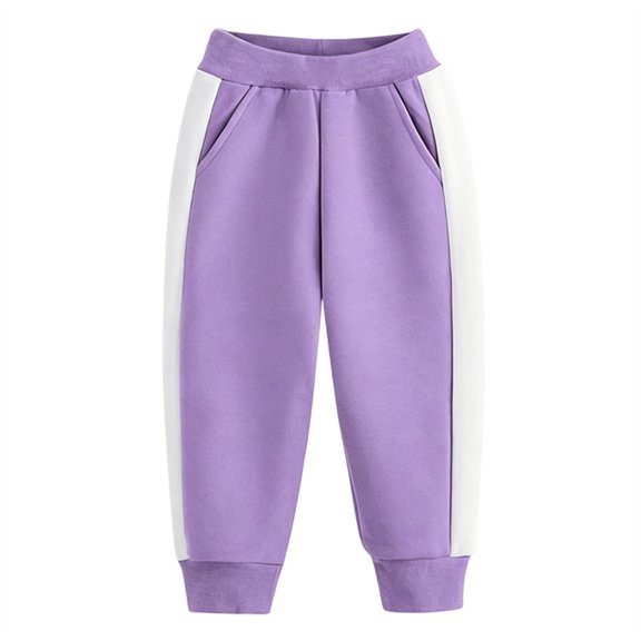 THJRPQJFD Kids Boys Stripe Track Pant Cute Joggers Pants Elastic Waist Athletic Trousers Hiking Pants Pull On Sweatpants Running Trousers with Pockets