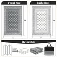 thumbnail image 3 of Findosom 8'x10' Gray Outdoor Rug Reversible Outdoor RV Mat,Plastic Straw Area Rug Mat Camping Rugs Waterproof Floor Mat and Rug for RV,Patio,Backyard,Deck,Picnic,Beach,Trailer, 3 of 8