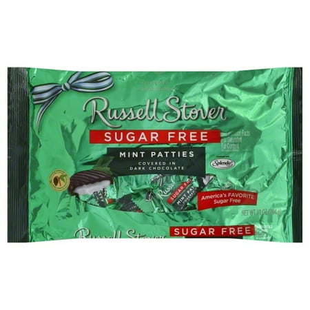Russell Stover Sugar-Free Mint Patties, 10 Oz., 20 Count - Walmart.com
