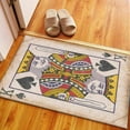thumbnail image 4 of Corridor Rugs, Customs Rugs, Game Room Rug, King of Hearts Rug, Playing Card Rug, Modern Rug, Salon Rug, Machine Washable Rug, Outdoor Rugs, 3.3'x9.2' - 100x280 cm, 4 of 7