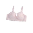 thumbnail image 2 of INSPIRE CHIC Women Full Cup Bras Breathable Comfort Floral Lace Full Coverage Non Padded Underwired Bra 44/100 Fit 42B/C Light Pink, 2 of 6