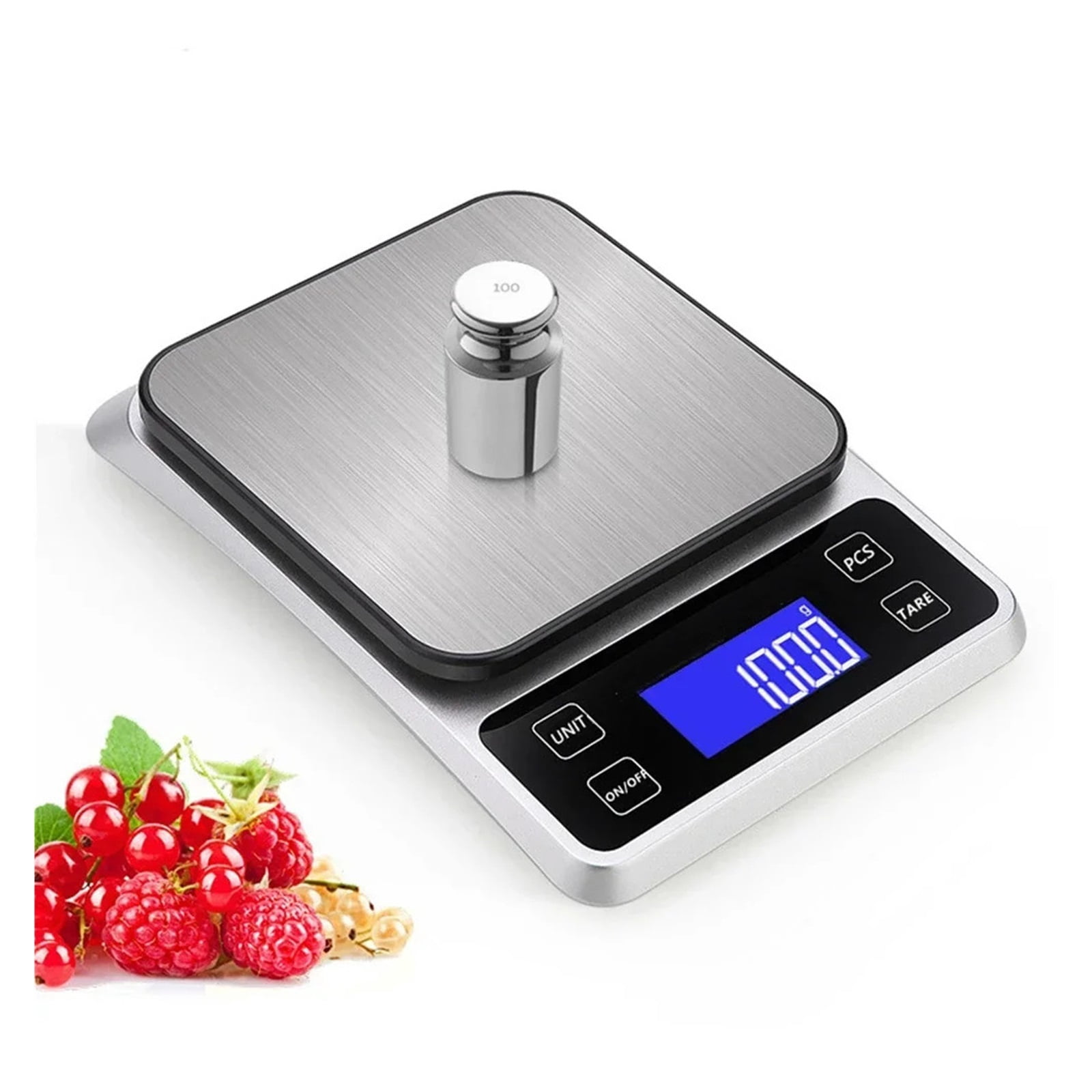 Kitchen Scale Stainless Steel Panel Weighing Food Diet Postal Measuring Balance Electronic Scales ,High-Precision Weighing Technology