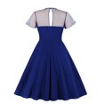 thumbnail image 3 of jsaierl Women Halloween Gothic Short Sleeve Solid Color Punk Vintage Party Dress, 3 of 3