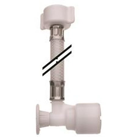 One Piece Bathroom Sinks - One-Piece Braided Bathroom Sink Supply Kit 20 In.