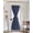 Blue, variant on Black Striped Blackout Door Curtains for French, Glass,Front, Back, Patio Door, Black White Stripes Farmhouse Thermal Insulated Rod Pocket Window Curtain Drapes With Tiebacks 54"x40"