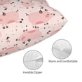 thumbnail image 3 of Pofeuu Pig Print Polyester Microfiber Plush Pillowcases, Super Soft and Cozy Pillow Case Covers with Envelop Closure（Pillow core not included）-16"x24", 3 of 6