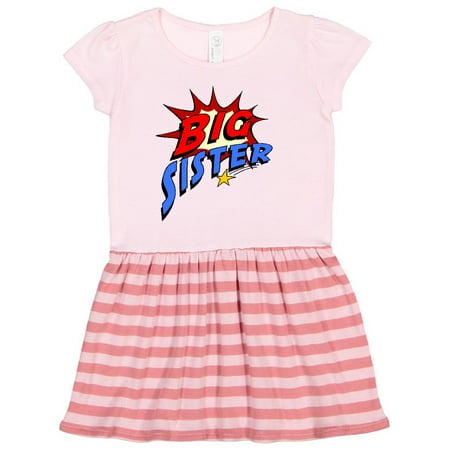 

Inktastic Big Sister Superhero Gift Toddler Girl Dress