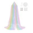 thumbnail image 2 of Mosquito Net for Bed, Large Rainbow Bed Canopy for Girls, Hanging Bed Net, Ideal for Bedroom Decorative, Easy Installation Princess Canopy, 2 of 8
