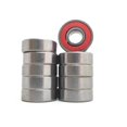 thumbnail image 4 of 10 Pcs 608 2RS 8x22x7mm Roues de Skateboards Rouges ABEC-7 Arbres Miniatures Outil Roulements en Acier pour Skate Scooter Roulements Haute Performance, 4 of 5