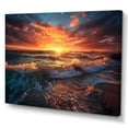 thumbnail image 2 of Designart "Ocean of Dreams at Sunset I" Landscapes Canvas Art Print, 2 of 5