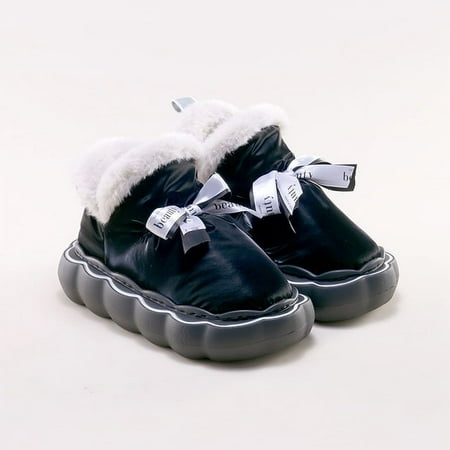 

CoCopeanut Winter New Warm Women Snow Boots High Top Style Men s Cotton Slippers Indoor 2022 Fashion Outdoor High Top Plush Lining Shoes