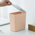 Mini Trash Can Small Garbage Can, Plastic Trash Bin,Desktop Trash Can With Lid Plastic Micro