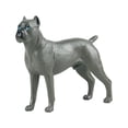 thumbnail image 3 of Estatuilla de perro realista Hugo Cathrow gris estatuilla de animales, 3 of 10