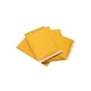 BOXN1 50 Pc Kraft Bubble Mailers Padded Envelopes 4 X 7