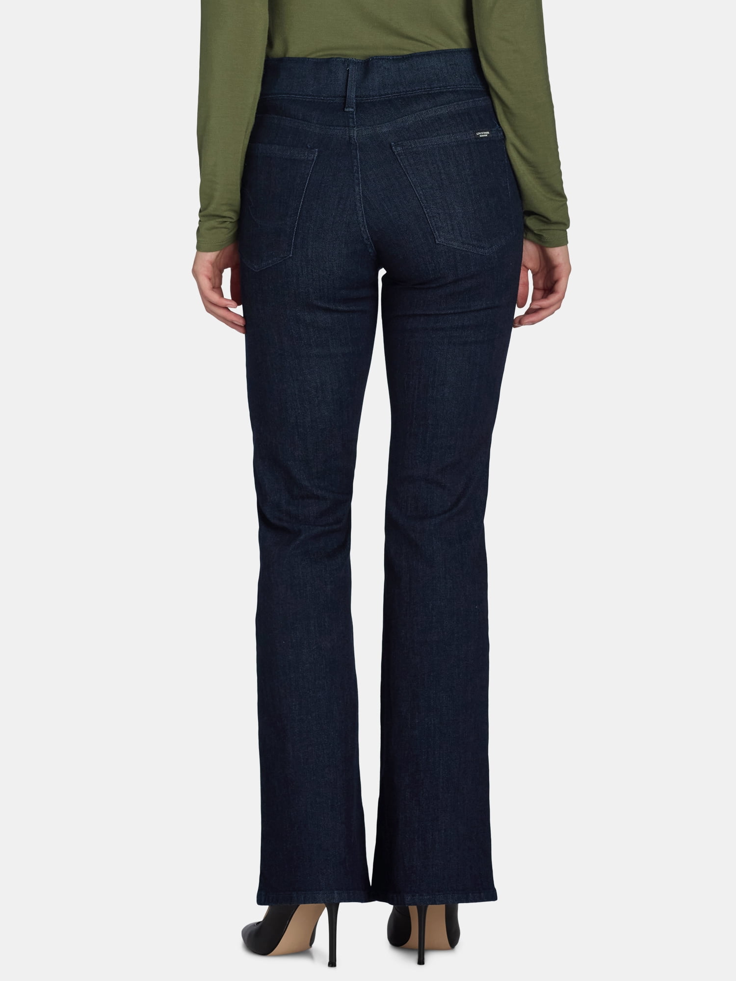 Levi Strauss Signature Women's and Women's Plus Shaping Perfect Pull On Flare Jeans, Sizes 2-28