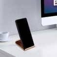 thumbnail image 4 of Wood Cell Phone Stand Detachable Book Stand Universal Mobile Phone Holder Desktop Smartphone Stand Portable Tablet Non Slip Stable Stand for iPhone iPad and All Tablets Android Phones Beige DIY, 4 of 9
