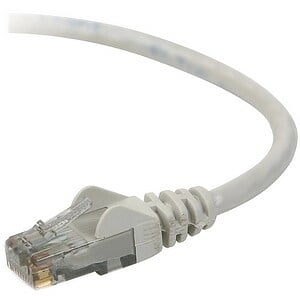 1FT CAT6 GREY SNAGLESS PATCH RJ45 M/M CABLE MOQ-12