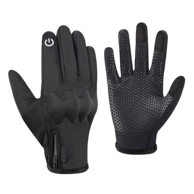 Winter Thermal Gloves Touch Screen Cycling Gloves Waterproof Non-Slip Grip Thermal Soft Warm Lining For Driving Walking Hiking Suitable For Hiking Driving ,Wide Use