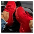 thumbnail image 4 of Women's Lace-up Sports Shoes Mesh Thick-soled Running Shoes Breathable Non-slip Sneakers-26White40, 4 of 4