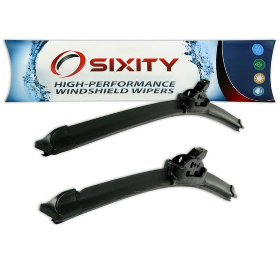 Sixity Auto XTS Frameless Front Windshield Wiper Blades compatible with Lexus LS400
