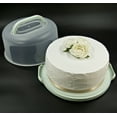 thumbnail image 5 of Top Shelf Elements Cake Carrier 10 inch x 6 Inch Mint Green, 5 of 6