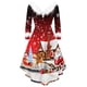 thumbnail image 3 of Vestido largo de Navidad para mujer, disfraces Bodycon elegante Vintage para fiesta de Cosplay, ropa femenina Sexy, falda grande, 2023, 3 of 4