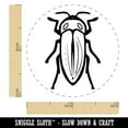 thumbnail image 2 of Jewel Beetle Insect Bug Self-Inking Rubber Stamp Ink Stamper - Purple Ink - Mini 1/2 Inch, 2 of 7