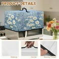thumbnail image 7 of Whosucclay Blue Daisy Lavender Print Microwave Oven Grill Cover Protector Protective Microwave Universal Oven Dust Cover Oil-Proof Scratch Resistant Machine Protector-S, 7 of 7
