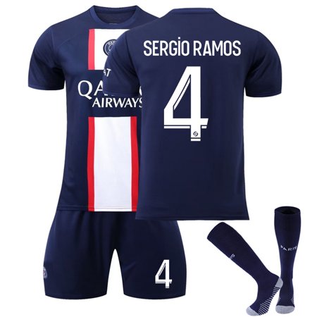 2022-2023 Paris Saint-Germain Soccer Jersey Activewear for Kids and Adults