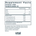thumbnail image 2 of Vital Nutrients Ultra Pure Fish Oil 700 | Supports Heart, Brain, and Joint Health | Sustainably Sourced High EPA & DHA Omega-3 Fatty Acid | Lemon Flavor | Gluten, Dairy & Soy Free | 120 Softgels, 2 of 5