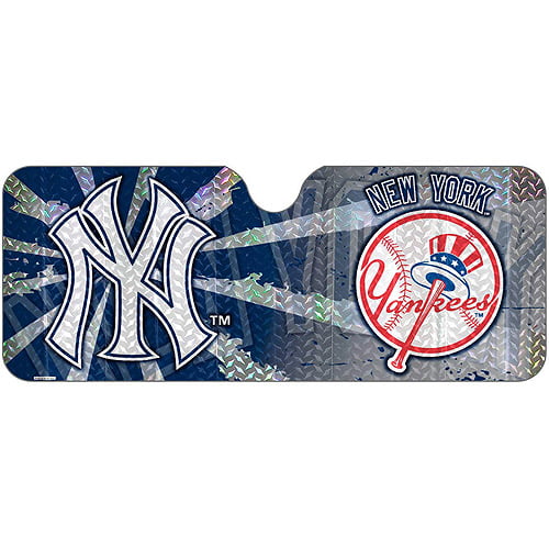 New York Yankees Reflective Auto Windshield Sun Shade Baseball 
