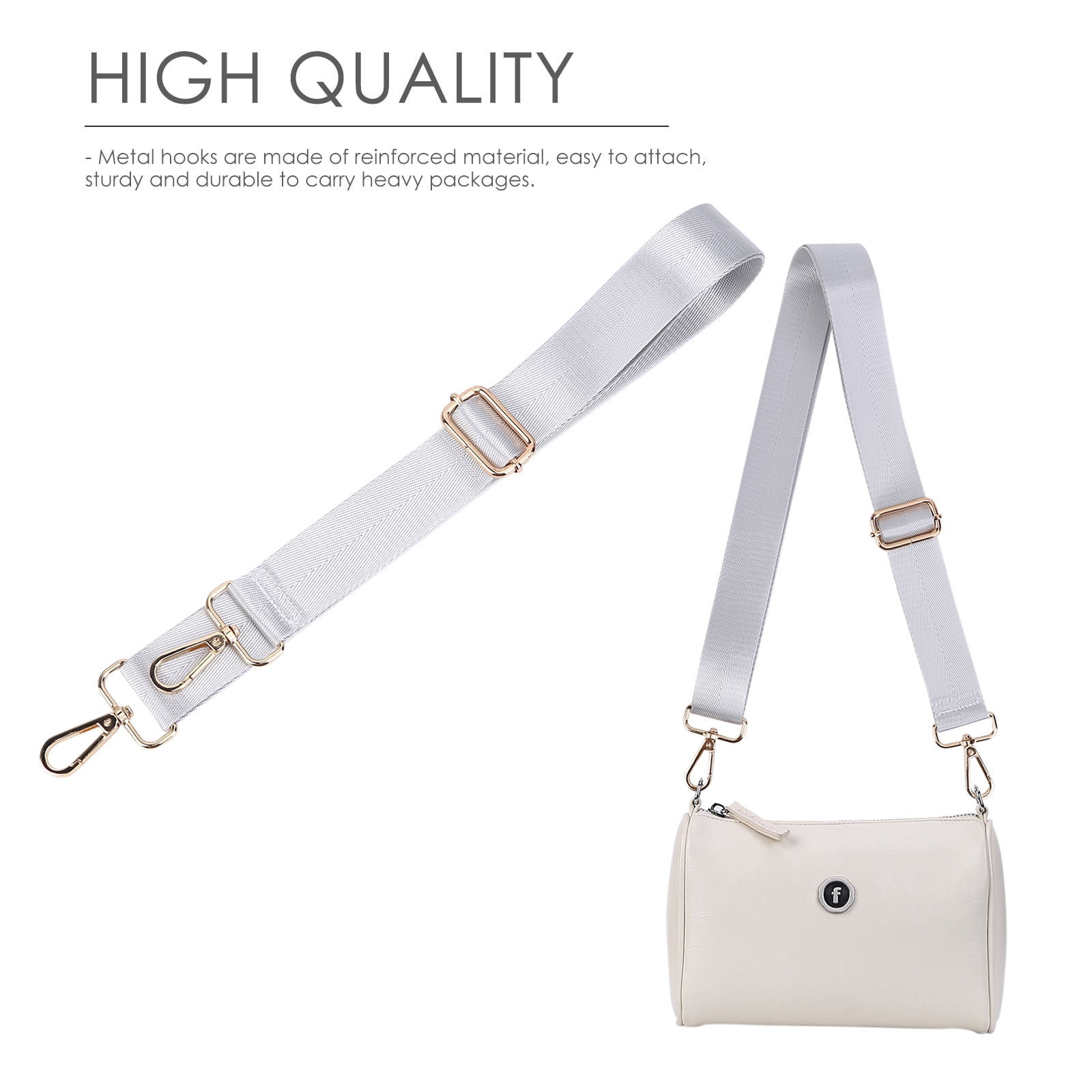 Pinfect Shoulder Strap Adjustable Wide Long Shoulder Belt for Cross Body  Purse Handbag 