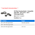 thumbnail image 2 of Oil Filter Housing Gasket - Compatible with 2006 - 2010, 2012 - 2014 Volkswagen Beetle 2007 2008 2009 2013, 2 of 2
